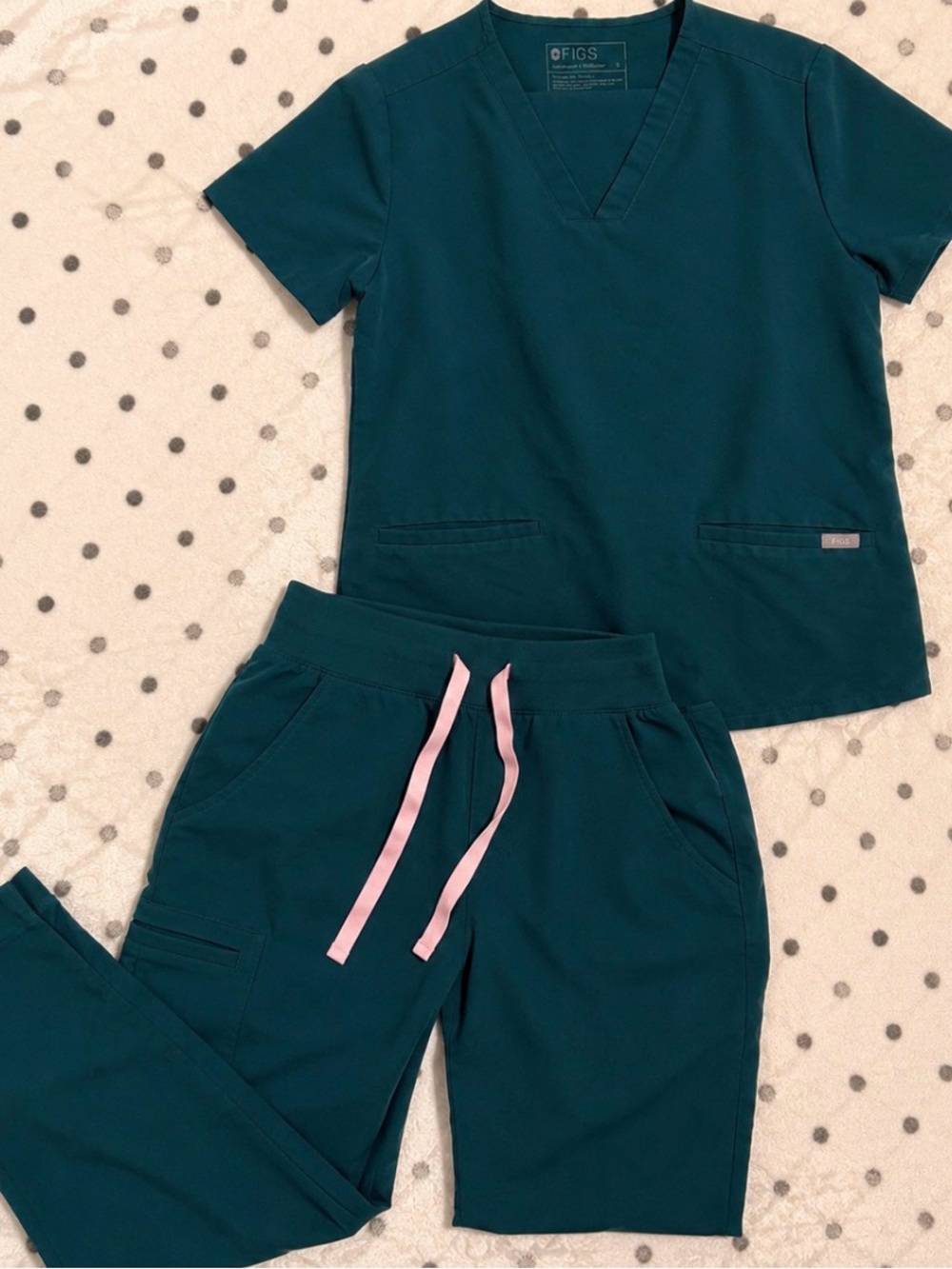 Figs Caribbean Blue set
